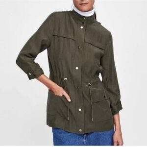 ZARA WOMEN'S UTILITY JACKET SIZE XS